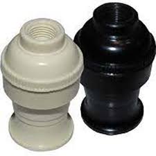 portalampara mignon e14 Blanco/Negro N