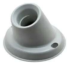 receptaculo plastico blanco curvo N