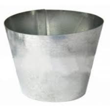 reduccion 4" a 3" chapa galv zingueria N 