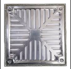 rejilla de piso 10x10 acero inoxidable comun N