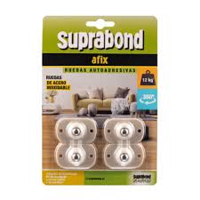 [afx rue 4 ai] ruedas autoadhesivas metálicas Afix Suprabond N
