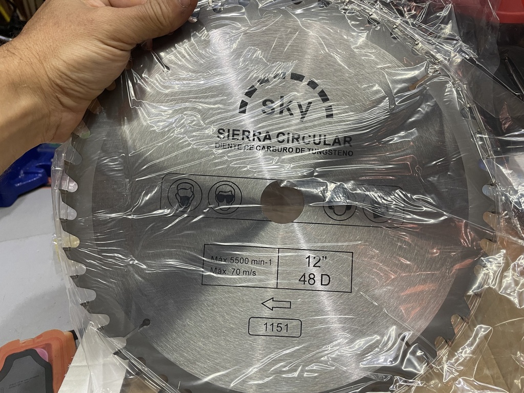 sierra circular sky tools 12'x48 dientes widia Ø305mm
