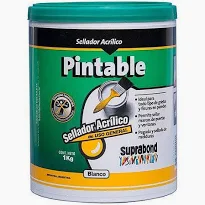 silicona sellador acrilico blanco pintable suprabond 1kg N