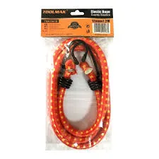 soga elastica con ganchos gruesa c/u 12mm*1.20mt N