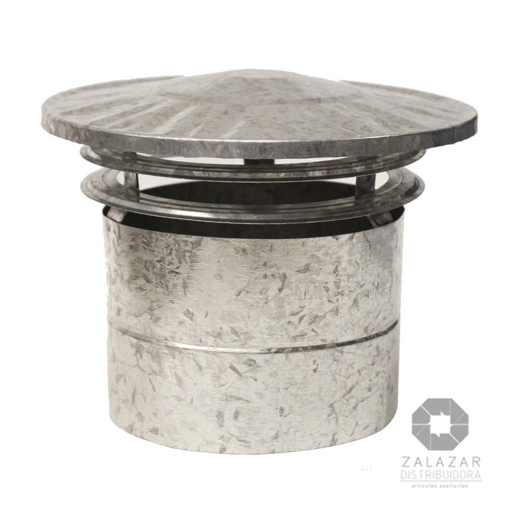 sombrero 4" chapa doble aro  galv zingueria N