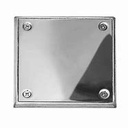 tapa ciega de piso 20 x 20 simple acero comun N