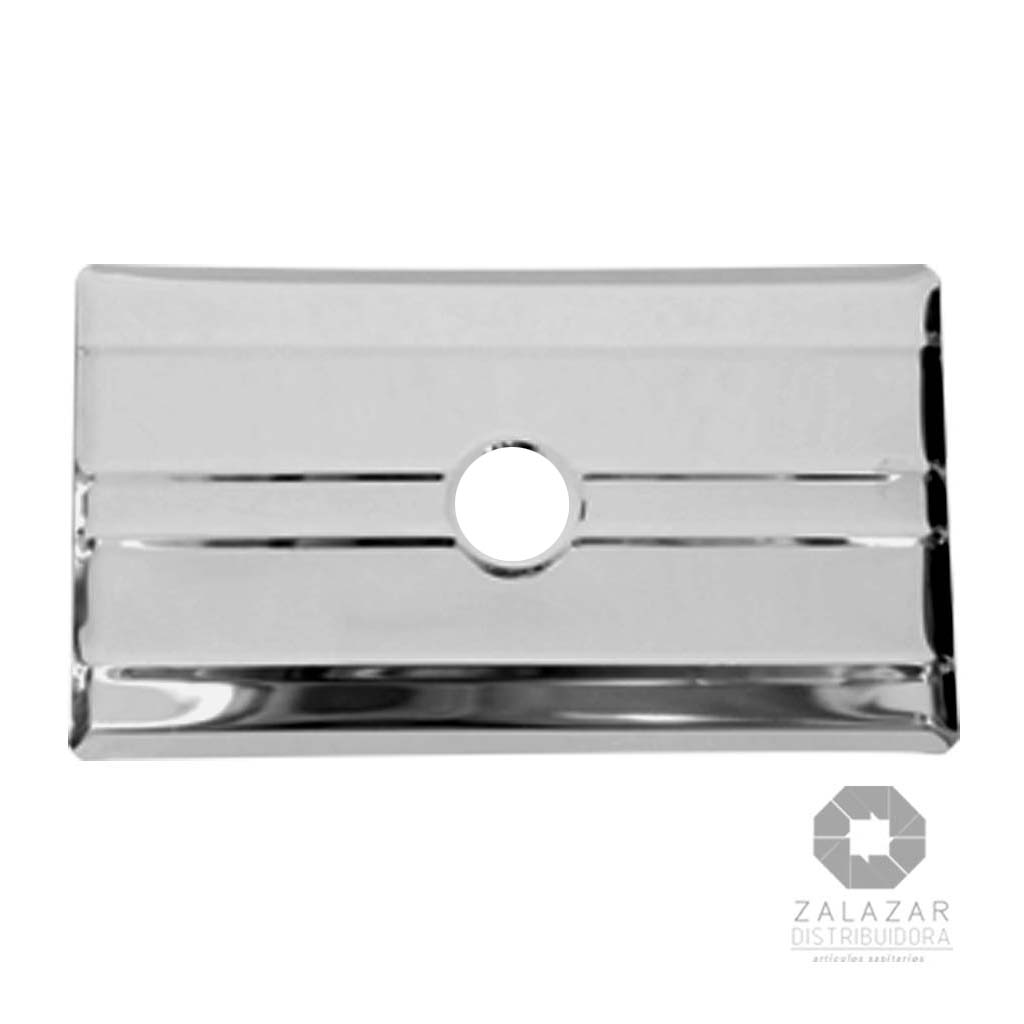 tapa exterior ACERO p deposito de embutir La Palanquita N