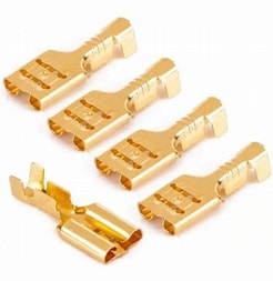 [lt0604] terminal bronce 45 pala hembra 6.5 mm lt0604 N
