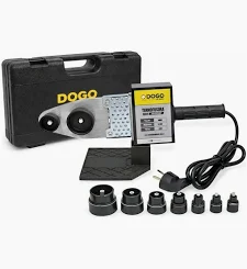 [dog46005] termofusora 1500w DOGO c/accesorios c/maletin metalico
