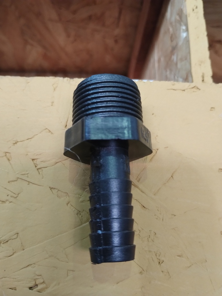 union rosca M 3/4 polietileno PTL N